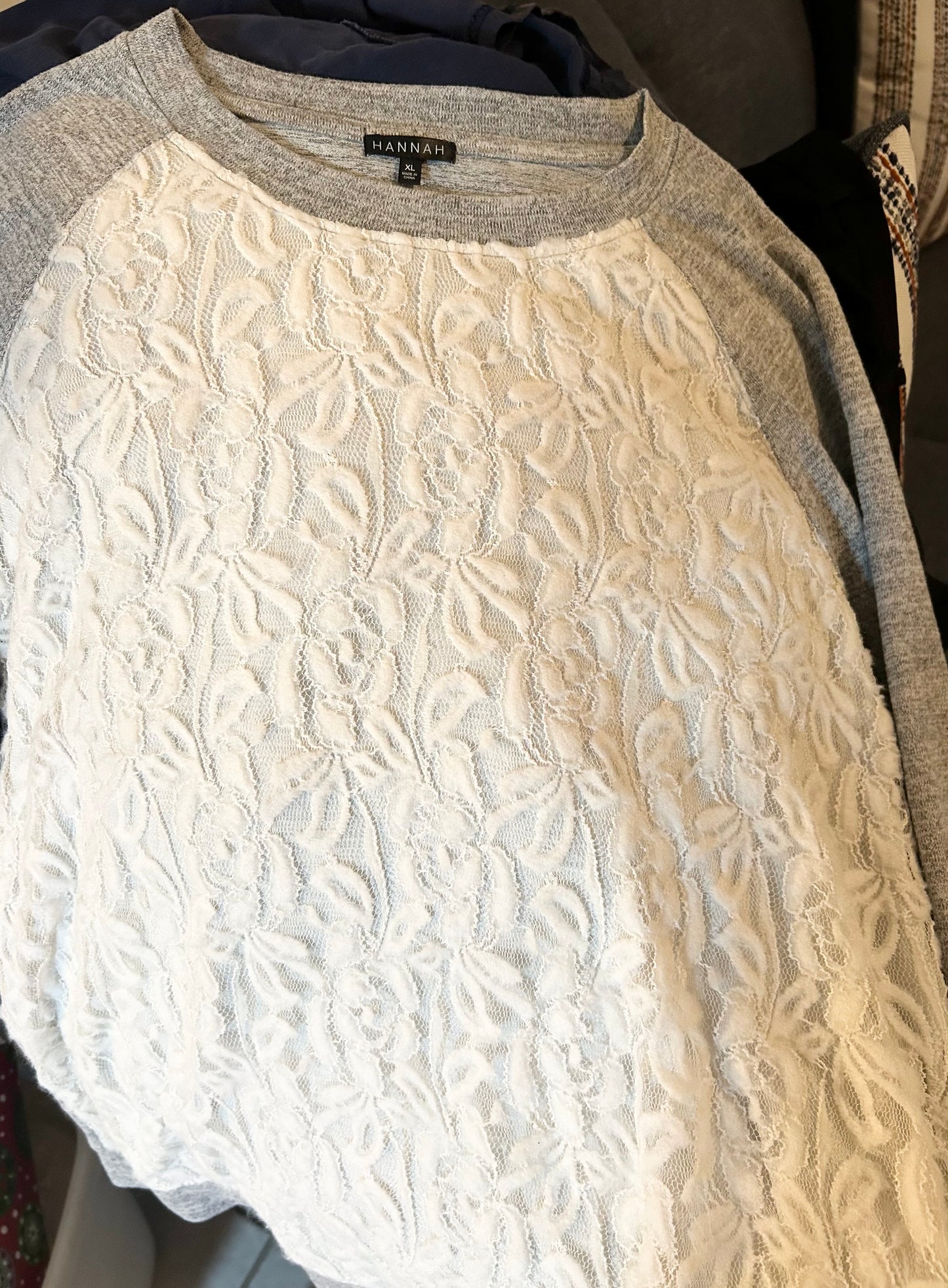 White Lace Sweater